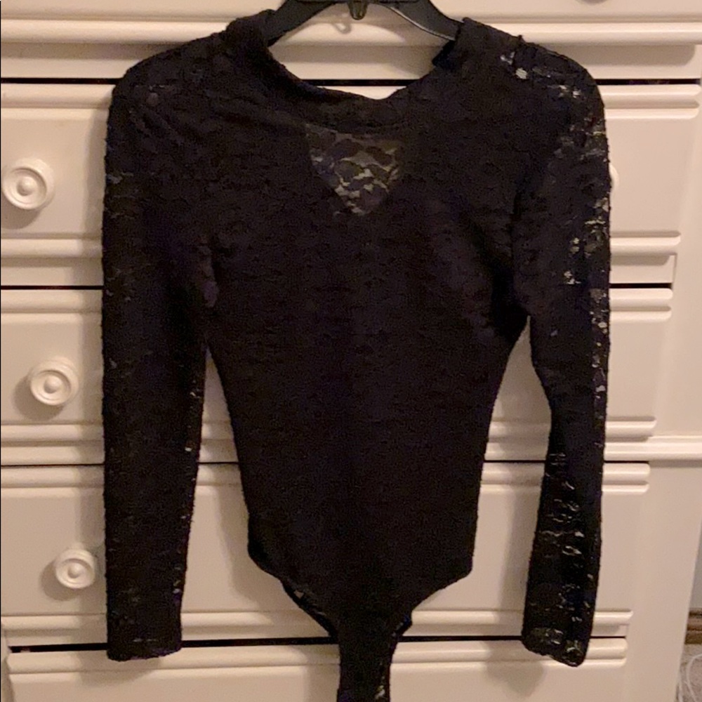 Black Lace Bodysuit